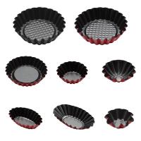 แม่พิมพ์ทาร์ต12แพ็ค Cupcake Cake Muffin Mold Tin Pan Baking Tool Carbon Steel