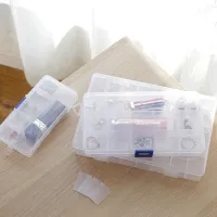 Removable Multi-Compartment Transparent Storage Box Jewelry Box Organizing Box Pill Box Free Assembling Parts Box