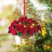 【LZ】№  Artificial Christmas Hanging Basket Pendant Christmas Wood Ornaments Hanging Decoration Gift 2024 New Year 2024 Ornaments