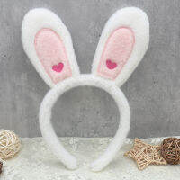 10 pcs Plush Soft Touch Hair Hoop Rabbit Ear Headband Bunny Headwear Christmas Lolita Wide Edge Gift Easter Costume