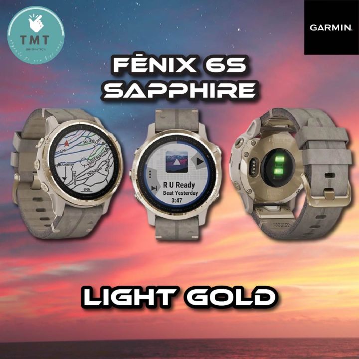 garmin-fenix-6s-sapphire-นาฬิกา-gps-มัลติสปอร์ต-อัพเกรดมาดีกว่าเดิม-รับประกันศูนย์-1ปี