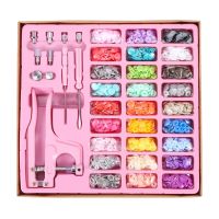 Snaps Fasteners Kit  Snap Buttons T5 With Installment Tool Kit Colorful Plastic Snaps For Sewing Clothing Crafting Haberdashery