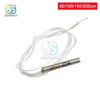 【2023】200cm PT100 Platinum Resister Temperature Sensor Waterproof Temp Probe -20~450 Celsius Insulated Shielding Fiberglass