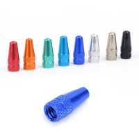 【LZ】✻✵  4/8pcs Liga de Alumínio Bicicleta Pneu Prest Válvula Cap MTB Road Bike Coberto Protetor Estrada MTB Pneu Dustproof Bike Presta Válvula