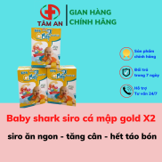 Baby shark mẫu mới siro cá mập gold X2 - hộp 30 gói siro ăn ngon