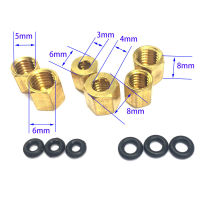 10ชิ้นขนาดใหญ่ขนาดเล็กทองแดงอ่อนนุช O แหวนสกรู2*3มิลลิเมตรและ4*3มิลลิเมตรสำหรับ Epson UV D Amper 1390 DX7 DX4 DX5หมึกหลอด