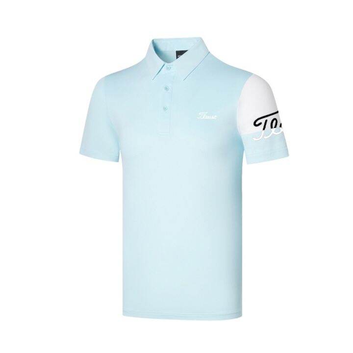 new-titleist-เสื้อยืดโปโล-แขนสั้น-ระบายอากาศ-แบบแห้งเร็ว-เหมาะกับฤดูร้อน-สําหรับผู้ชาย-ใส่เล่นกีฬากอล์ฟ