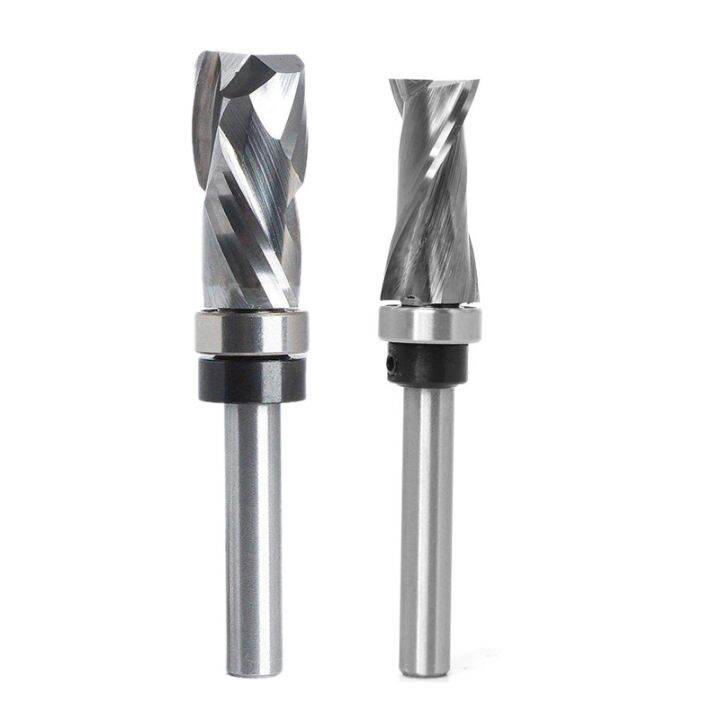 bearing-ultra-performance-compression-flush-trim-solid-carbide-cnc-router-bit-for-woodworking-end-mill-shank