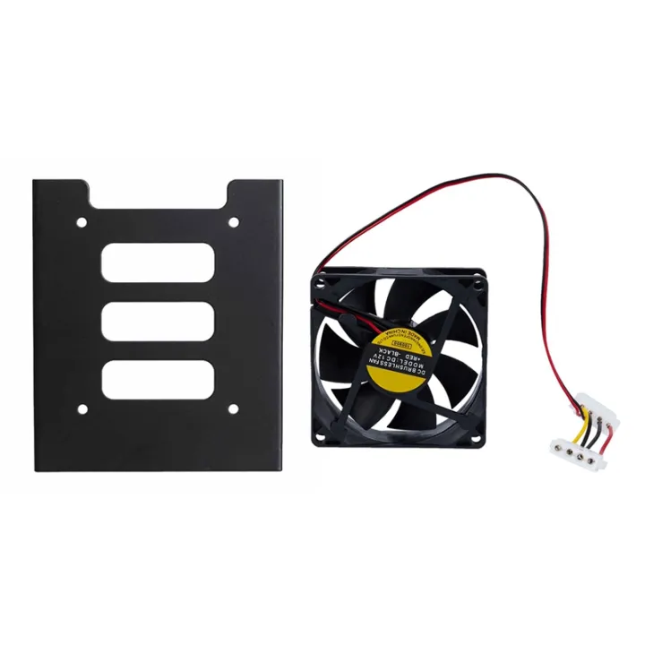 80mm DC 12V 2W 4 Pin Male to Female Adapter PC Computer Ventilator & 2.