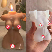 Plump Woman Candle Silicone Mold 3D Art Wax Mold Male Body Pregnant Woman Candle Making Soap Aroma Mould Home Crafts Decoration