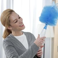 Multi-Purpose Soft Microfiber Duster Electric Feather Duster Multifunctional Soft Microfiber Dust Cleaner Brush For Home