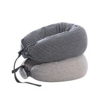 MUJI High-end Thai Natural Latex U-shaped Neck Pillow Nap Travel Pillow Neck Pillow Cervical Pillow Airplane Pillow U-shaped Neck Pillow