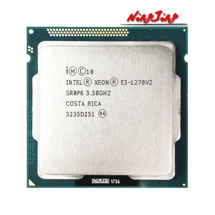 Intel Xeon E3-1270 V2 E3 1270v2 E3 1270 V2 3.5 GHz Quad-Core CPU โปรเซสเซอร์8M 69W LGA 1155
