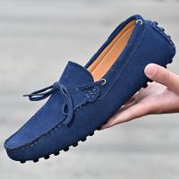 High Quality Leather Loafers Men Casual Shoes Male Driving Shoes Moccasins Slip On Mens Flats Fashion Men Shoes Size 38-49