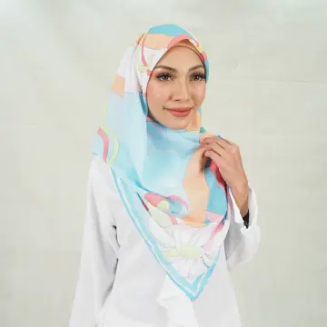 Custom Digital Printing Tudung Bawal Bidang 50 Muslim Cotton Voile Flower  Design Scarf Women Hijab - China Designer Silk Scarf and Warm Designer Scarf  price