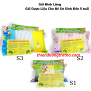 Gối đinh lăng cho bé sơ sinh và trẻ em vỏ cotton cao cấp