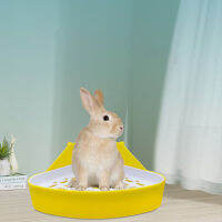 Cat Rabbit Corner Cleaning Toilet Potty Rectangle Litter Pee Poo Tray Set Household Products Accessory