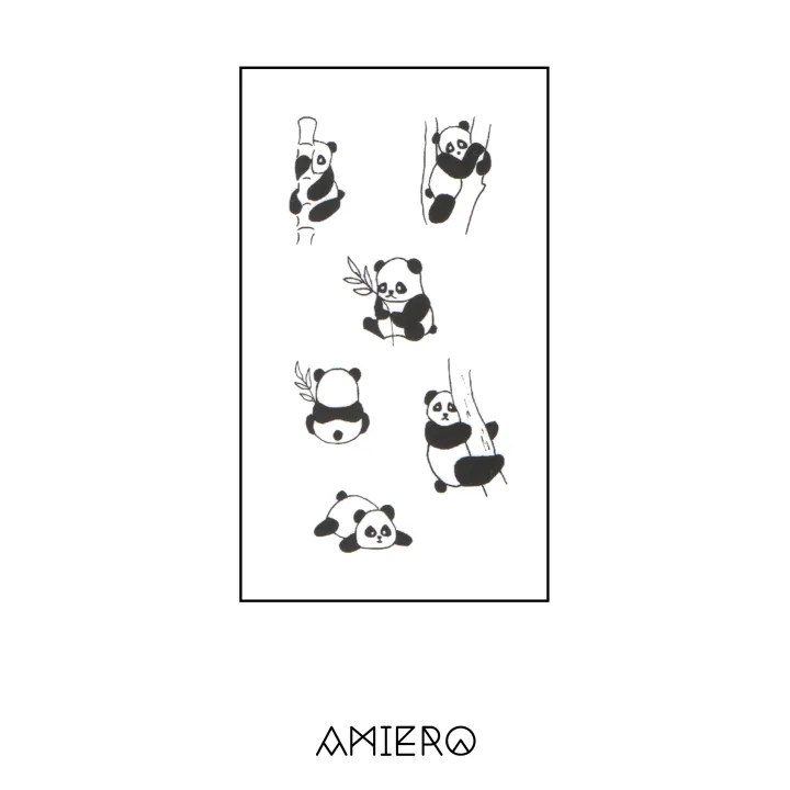 Temporary Tattoo Panda Life Lazada