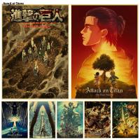 Attack on Titan Final Season Part 3 Poster Japanese Anime Kraft Paper Prints Art Picture For Living Art Painting Wall Sticker Drawing Painting Supplie