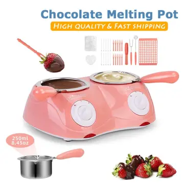 Melting Fondue Set,mini Electric Chocolate Melting Pot,chocolate