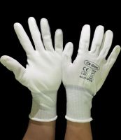 ถุงมือไนล่อนเคลือบ PU เต็มฝ่ามือ ยี่ห้อ CB glove