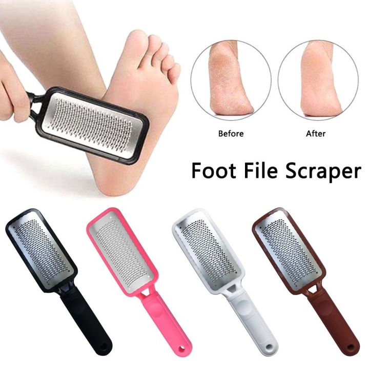 Stainless Steel Foot File Scraper Grater Pedicure Rasp Callus Remover Tool