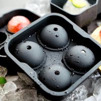 hot【cw】 Large Sphere Mold Tray - Whiskey Maker Makes 1.8  / 4.5cm Balls Silicone