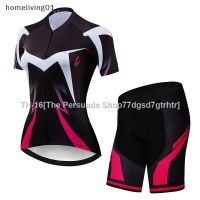 ✸❧✇ ho Womens Cycling Jersey Set Summer Anti-UV Cycling Bicycle Clothing Quick-Dry Mountain Female Bike Clothes Cycling Set living