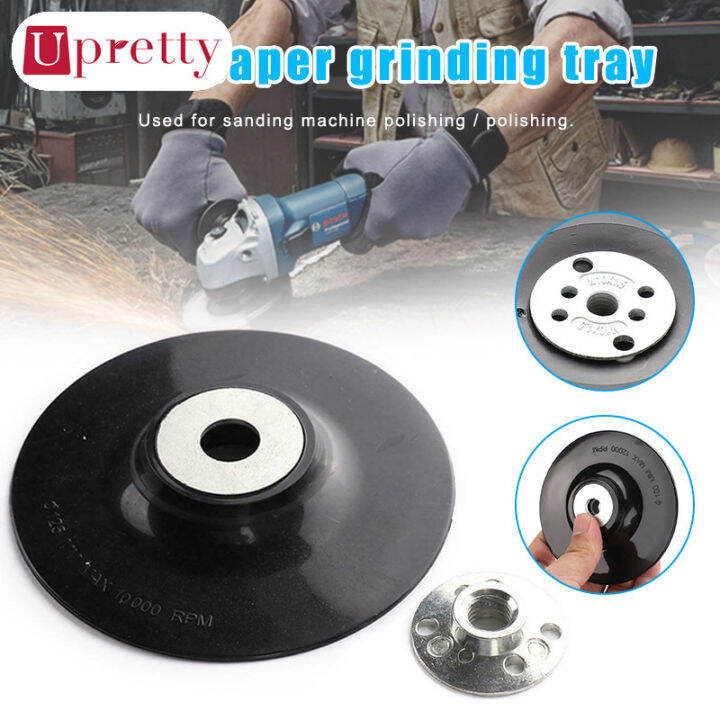 Upretty Rubber Backing Disc M10 Thread Back Pad Angle Grinder Sander