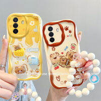 Phone Case เคส Huawei Y70 Nova Y71 Nova 9 SE ฤดูร้อนตุ๊กตา3D น่ารักลายการ์ตูนมาการองสร้อยข้อมือดอกไม้กรอบซิลิโคนนิ่ม2023