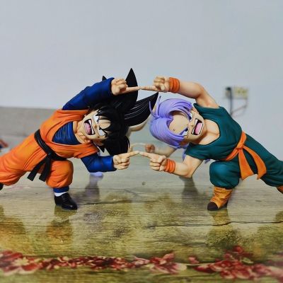 ZZOOI 10cm Dragon Ball Figures Gotenks Trunks Combined Body Action Figures PVC Anime Collection Model Toys Birthday Ornamen Gifts