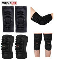 WOSAWE รถจักรยานยนต์เข่าข้อศอก Pads ป้องกันเจล EVA Soft Pad Motocross Downhill MTB สเก็ตบอร์ดเข่า Protector รั้ง Support