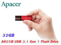 Flash Drive Apacer AH25B USB 3.1 Gen 1 แฟรชไดร์ฟ  32GB USB3.1 สีแดง