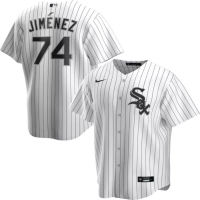 ยูเอสเครื่องแบบเบสบอลหลีก Chicago ขาว Sox Sox74สีขาว # Eloy Jimenez Jimenez Jersey ชุดกีฬาแขนสั้น