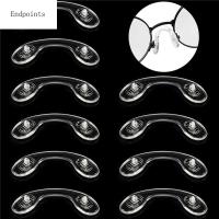 ENDPOINTS อุปกรณ์แว่นตา 5ชิ้น/เซ็ต ซิลิโคน สำหรับผู้หญิงผู้ชาย โปร่งใส รูปตัวยู ที่ใส่แว่น แผ่นแว่นตา ที่เกี่ยวหู แผ่นรองจมูกเกาหลี