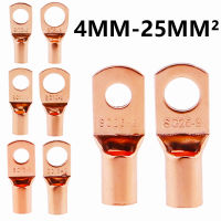 10/25/50/100pcs Copper Lug Ring Wire Connectors Bare Cable Electric Crimp Terminal SC6-6 SC6-8 SC10-6 SC10-8 SC16-6 SC25-6-pangyh