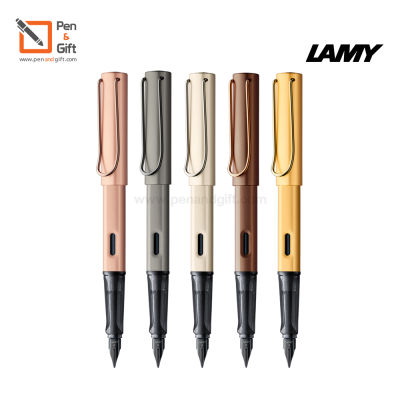 LAMY Lx Fountain Pen (NIB-M) ปากกาหมึกซึม ลามี่ แอลเอ็กซ์ (NIB-M) ของแท้ 100% มี 4 สีทอง (Gold) , สีครีมอ่อน (Palladium) , สีชมพูทอง (Rosegold) , สีเทาเข้ม (Ruthenium)  (พร้อมกล่องทรงกระบอกและใบรับประกัน) [penandgift]