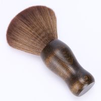 ☾۩ Hair Brush Camphor Wood Crushed Hair Brush Soft Bristle Brush Neck Cleaning Barbershop Hair Sweeping Tools Hair Brush