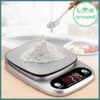 เครื่องชั่งดิจิตอล ชั่งแสตนเลสอย่างดี รับน้ำหนักได้ถึง 10kg มีระบบทดน้ำหนัก เปลี่ยนได้ถึง 4 หน่วยตวง คุณภาพดี