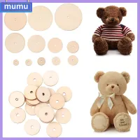 MUMU 10 Sets 12 ขนาด คู่มือ DIY สมุดภาพ เครื่องประดับหัตถกรรม เด็ก ของเล่นเด็ก ข้อต่อไม้ งานฝีมือตุ๊กตา