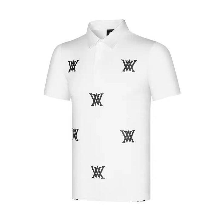 summer-new-black-and-white-golf-mens-outdoor-sports-casual-breathable-quick-drying-short-sleeved-t-shirt-polo-shirt-top-anew-scotty-cameron1-callaway1-footjoy-southcape-descennte-pxg1