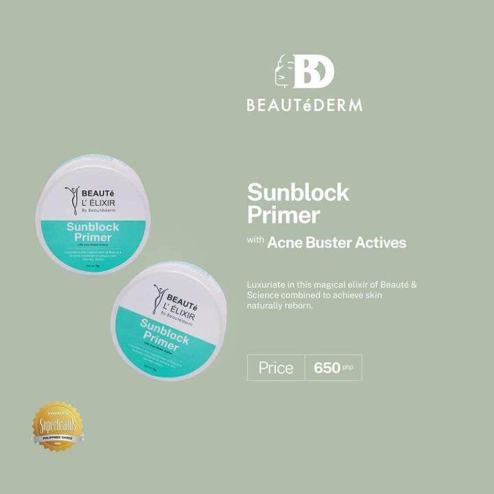 Beautè L' Elixir Sunblock Primer 10g Lazada PH