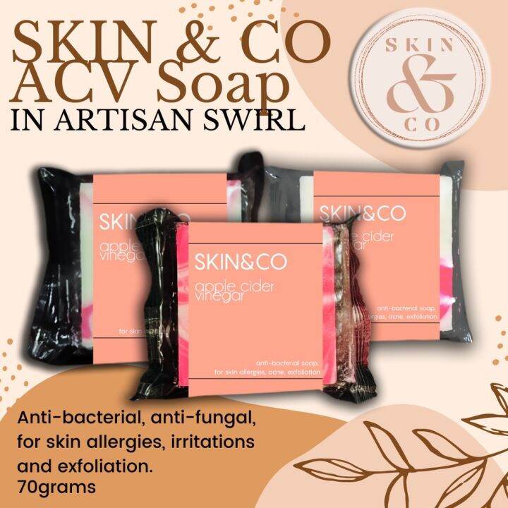 Skin Co Apple Cider Vinegar Soap Antibacterial Antifungal. For Rashes