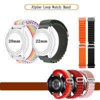 20มม. 22มม. Alpine Loop Band สายไนลอนสำหรับ Samsung Galaxy/huawei Watch/huami Amazfit/garmin/ticwatch