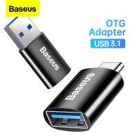 Baseus USB 3.1 อะแดปเตอร์OTG Type-CถึงUSB-A USBCประเภทCหญิงConverterสำหรับMacbook Xiaomi Huawei Samsung 10Gbpsข้อมูลOTG Adapt-EDCNM SHOP