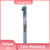 RUPANBO039392692 5ชิ้นปากกาปากกาลูกลื่นยืดหดได้สีดำน้ำเงินเขียวและแดงปากกา4-In-1มีความน่าเชื่อถือของขวัญปาร์ตี้ในคุณภาพหลายสีปากกาบอลพอยท์สำนักงาน