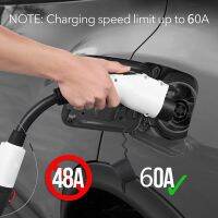 For Tesla to J1772 Fast Charging Adapter Electric Vehicle Charger Max 60A&amp;250V