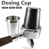 515358มม. สแตนเลส Dosing ถ้วยกาแฟ Sniffing แก้วผง Feeder Fit Espresso เครื่อง Portafilter กาแฟ Tamper ผง