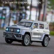 WJ 1 24 TANK300 CYBERPUNK EDITION children s city alloy diecast car model
