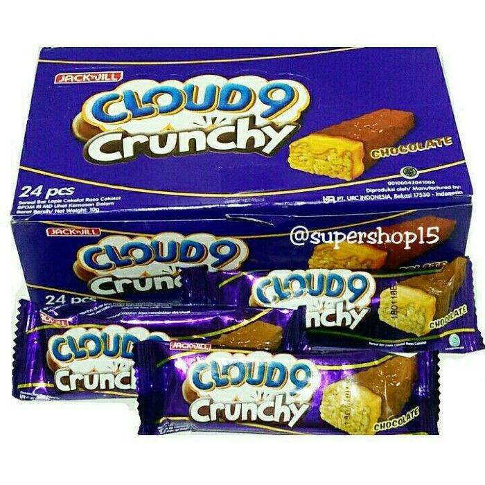 Cloud 9 Crunchy Chocolate (isi 24pcs) . Cloud9 Crunchy Jack n Jill